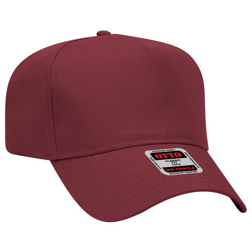 OTTO CAP 5 Panel Mid Profile (Patch Hats)