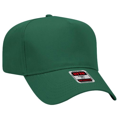 OTTO CAP 5 Panel Mid Profile (Patch Hats)
