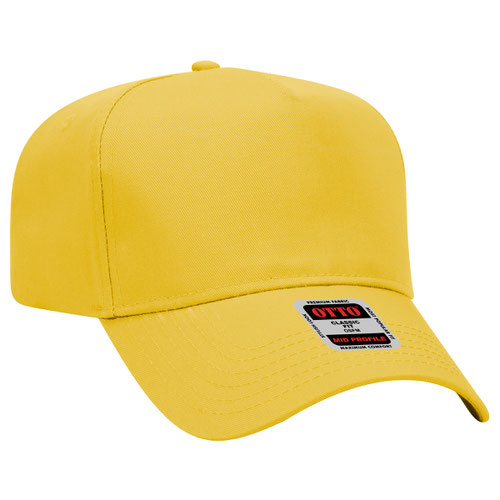 OTTO CAP 5 Panel Mid Profile (Patch Hats)