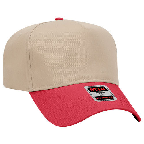 OTTO CAP 5 Panel Mid Profile (Patch Hats)