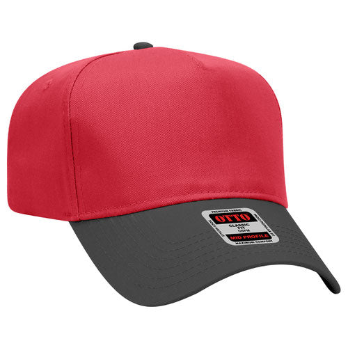 OTTO CAP 5 Panel Mid Profile (Patch Hats)