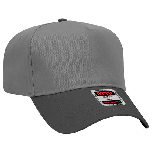 OTTO CAP 5 Panel Mid Profile (Patch Hats)