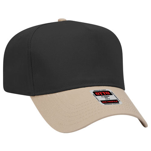 OTTO CAP 5 Panel Mid Profile (Patch Hats)