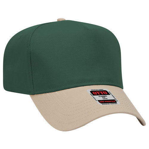OTTO CAP 5 Panel Mid Profile (Patch Hats)