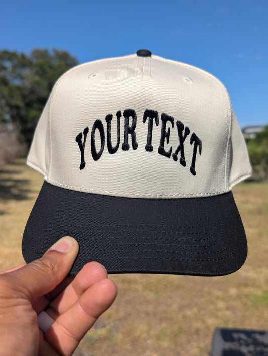 Personalize your own embroidered hat!