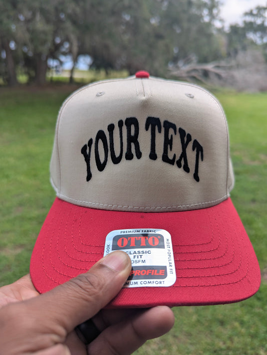 Personalize your own embroidered hat!